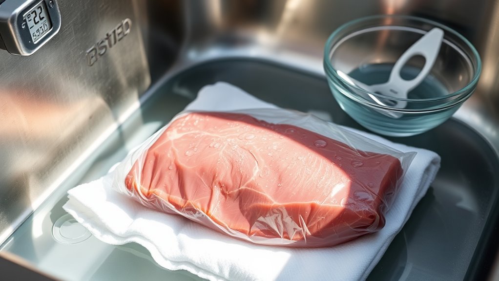 safe meat thawing and grilling