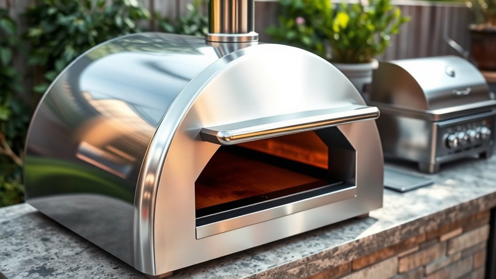 safe outdoor pizza placement