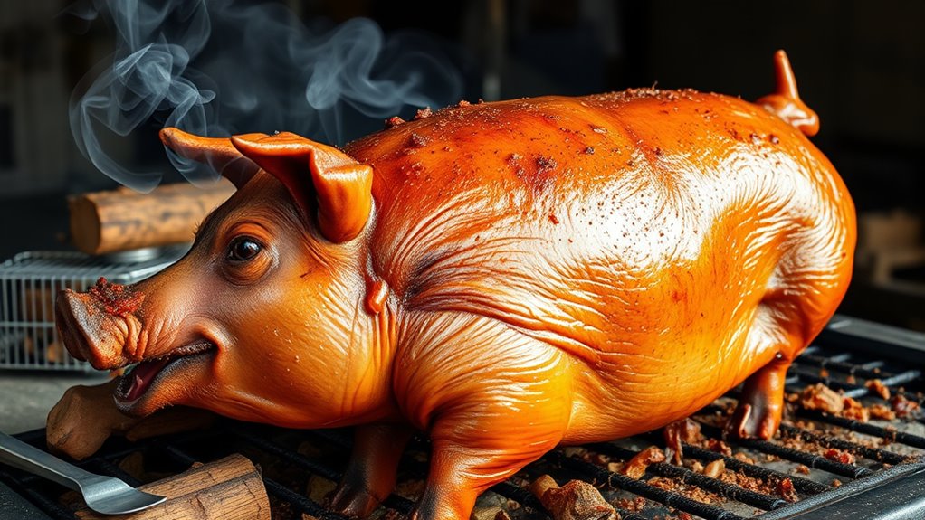 slow smoked tender pork