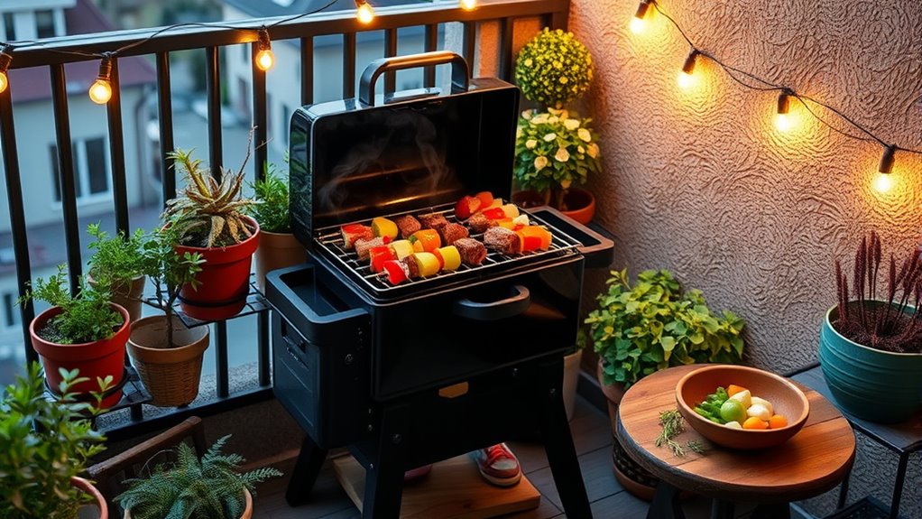 small space grilling tips