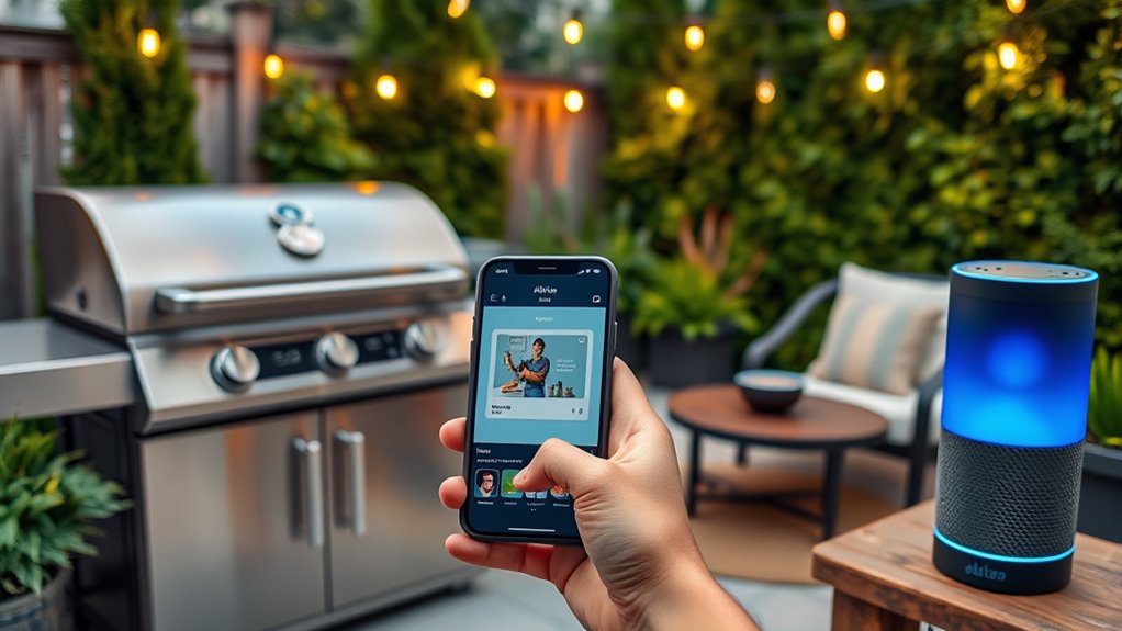 smart outdoor cooking enhancements