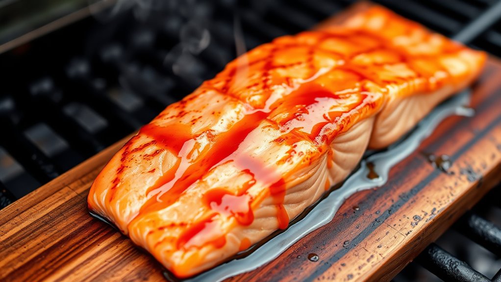 soak plank for smoky flavor