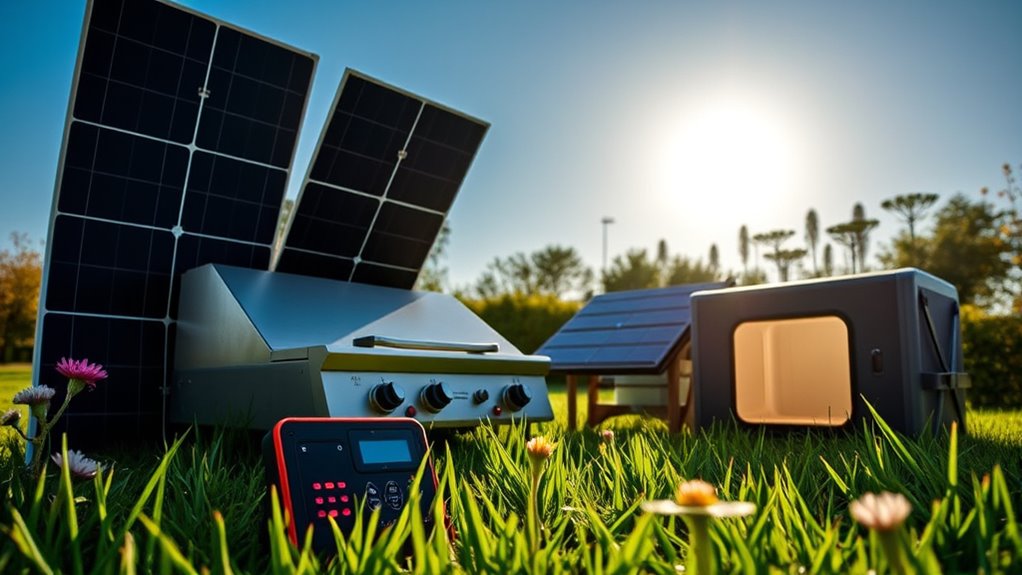 solar efficiency enhances eco grilling