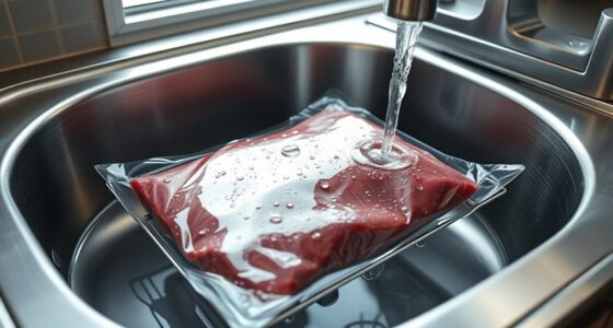 thaw meat safely properly