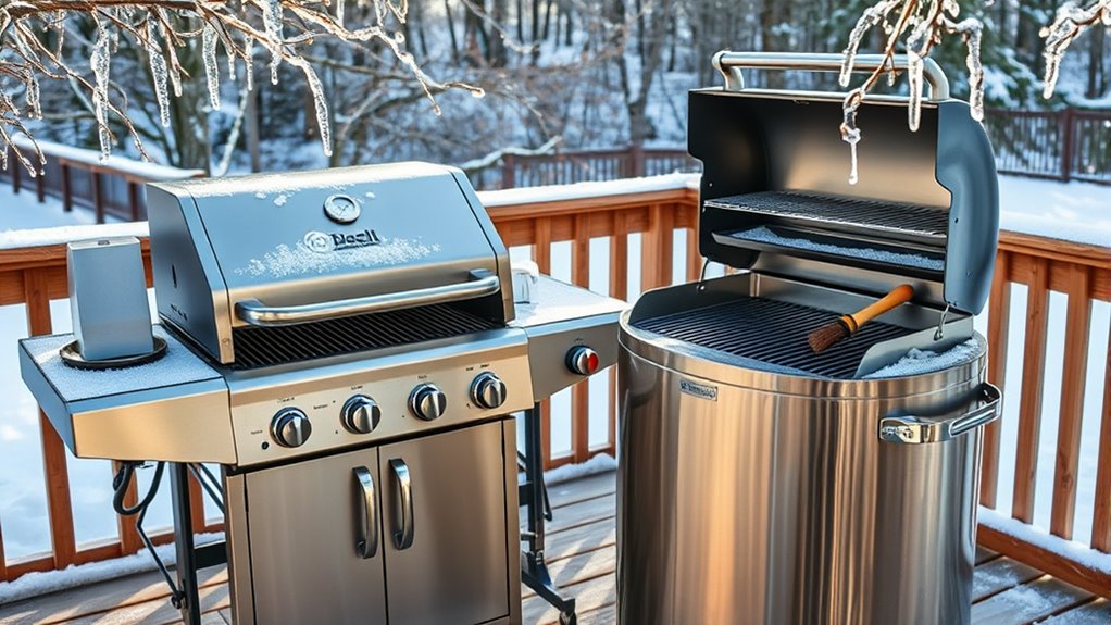 thorough grill and smoker cleaning
