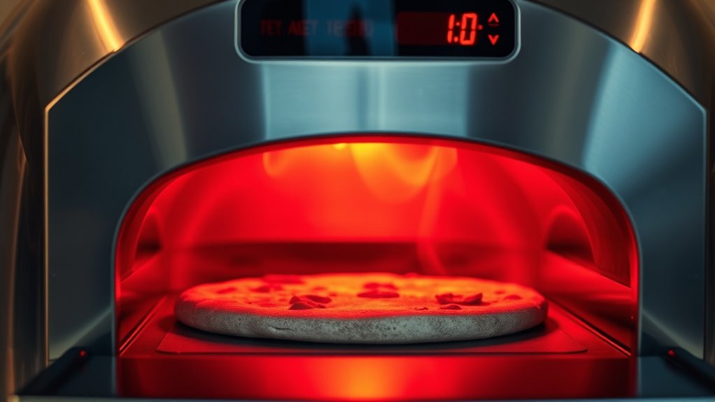 time to heat pizza oven