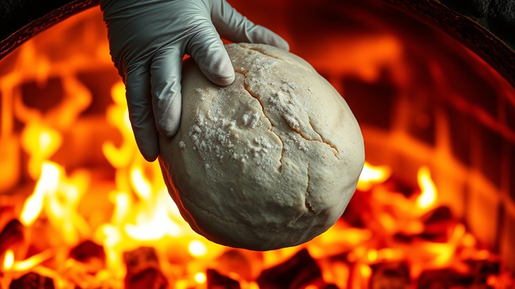 transfer dough quickly carefully