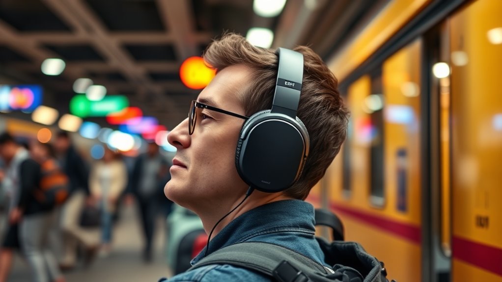 travel noise cancelling headphone features