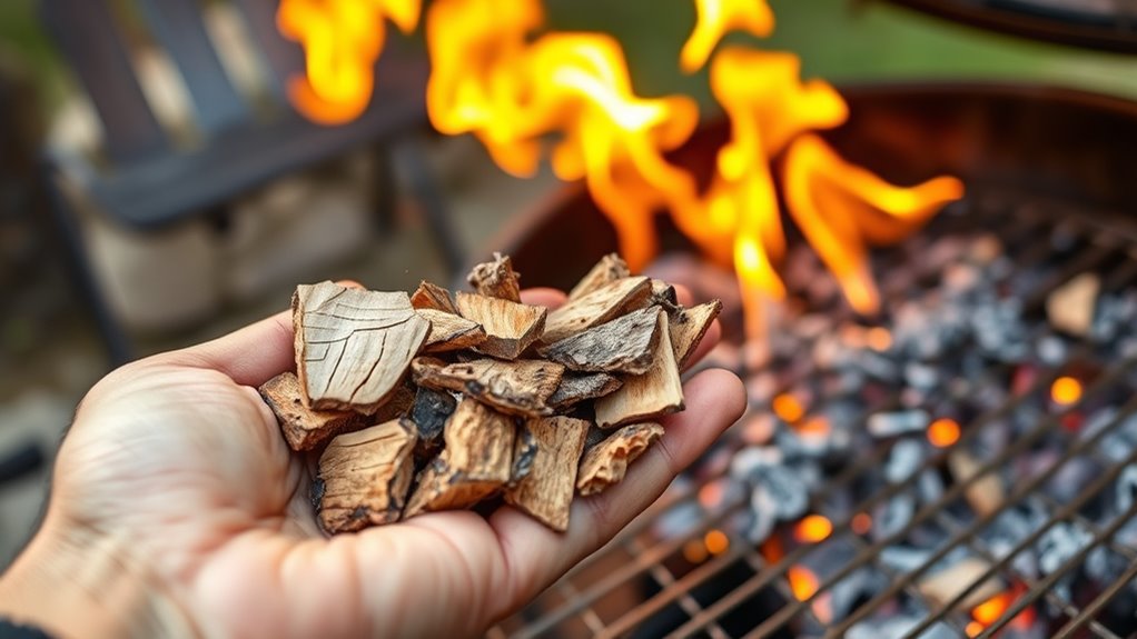 use dry wood chips