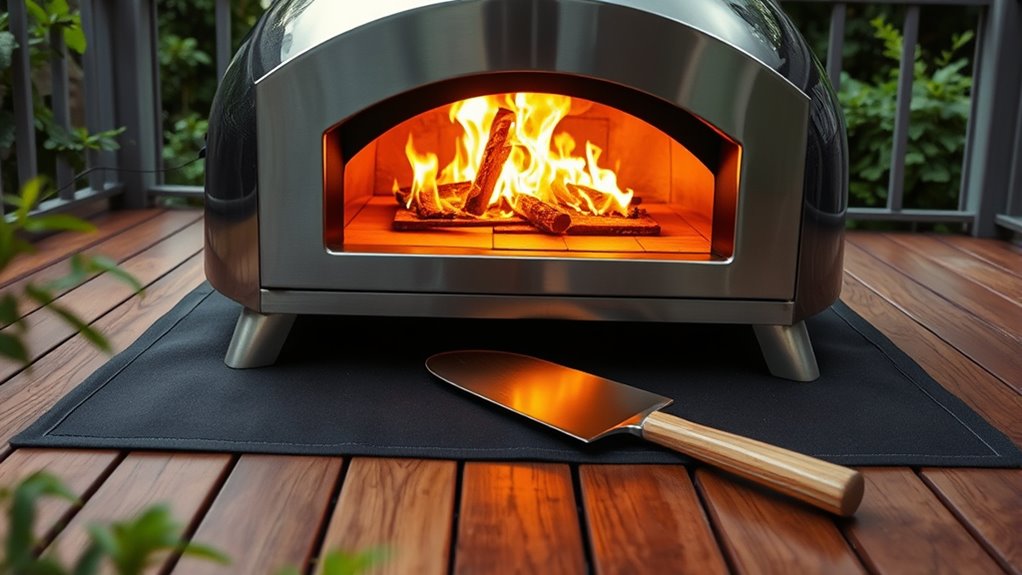 use heat resistant mat