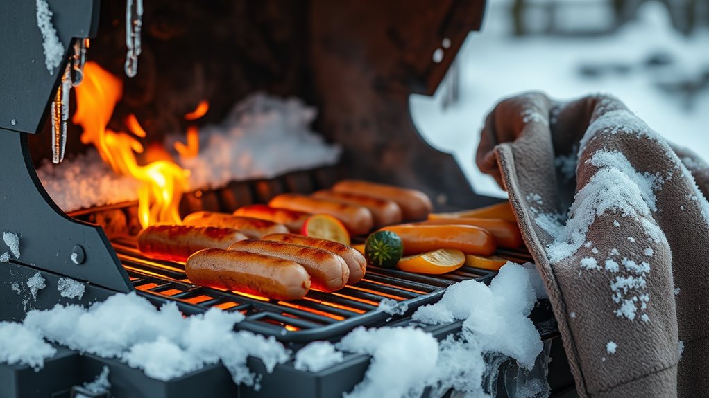 use insulated containers and heat lamps