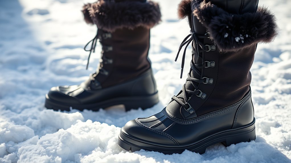 waterproof insulated traction comfort