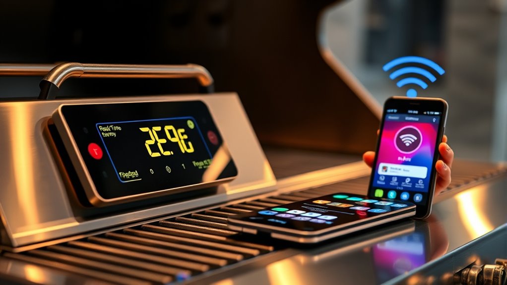 wireless secure temperature monitoring