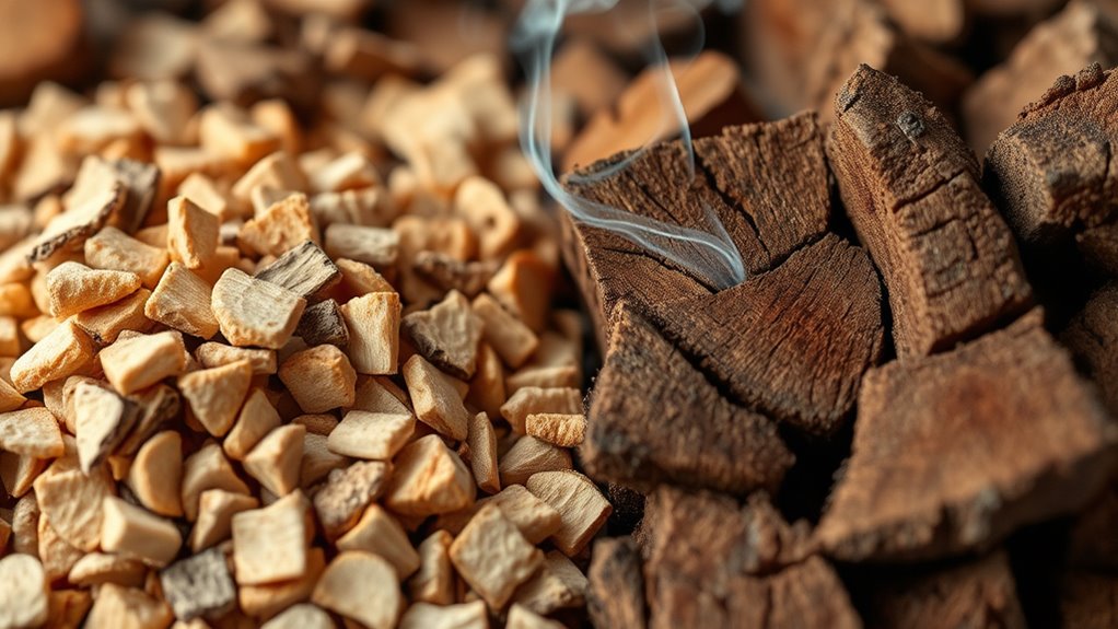 wood size moisture control