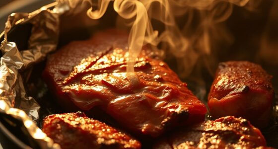 wrapping or panning meat