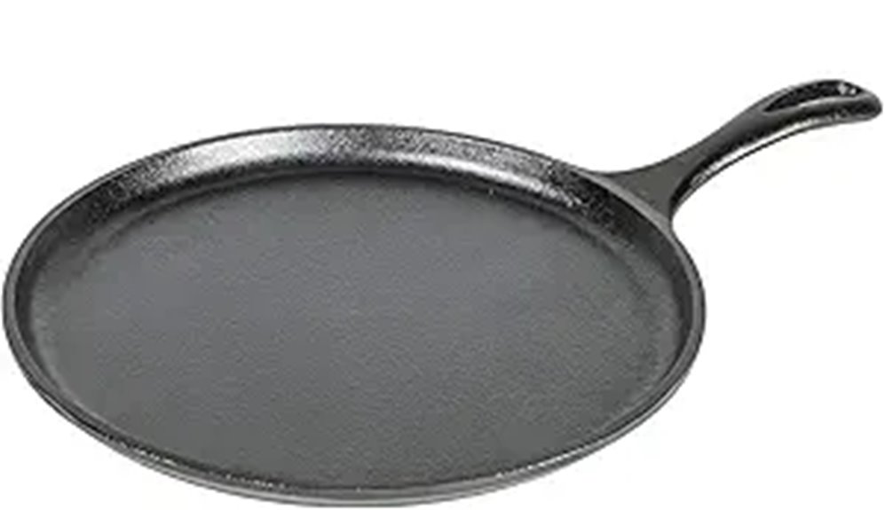 10 5 inch cast iron griddle