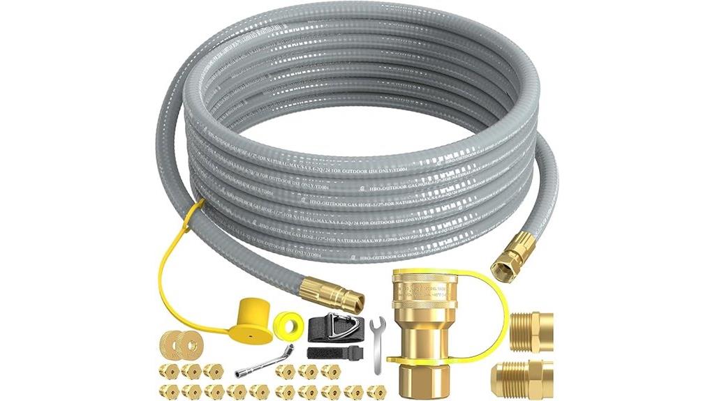 12 foot natural gas hose