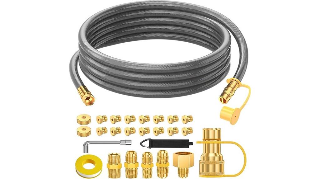 12 foot natural gas hose