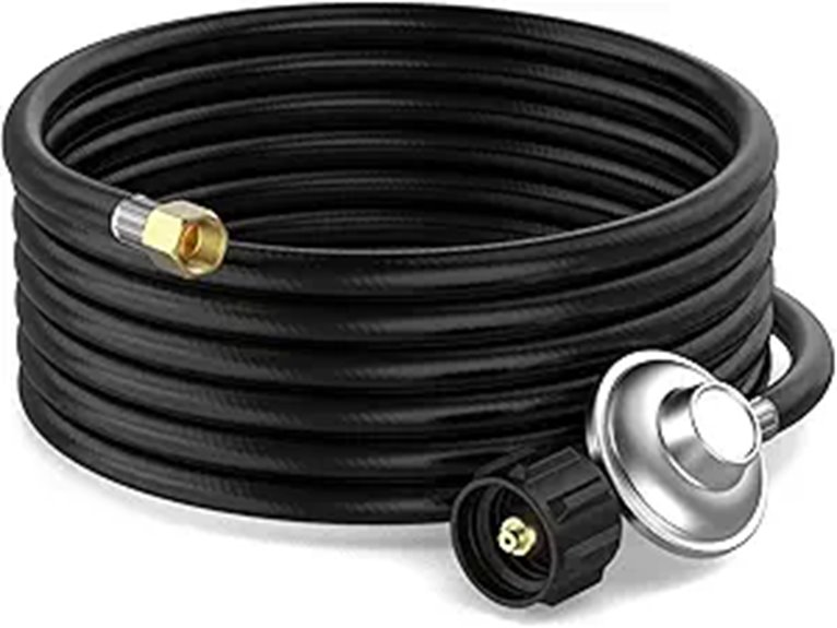Onlyfire 12ft Propane Regulator and Hose for Grills