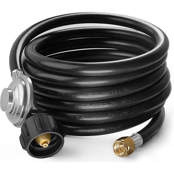 DOZYANT 12ft Universal QCC1 Propane Regulator & Hose