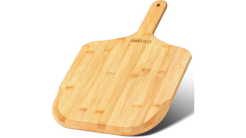 12 inch bamboo pizza paddle