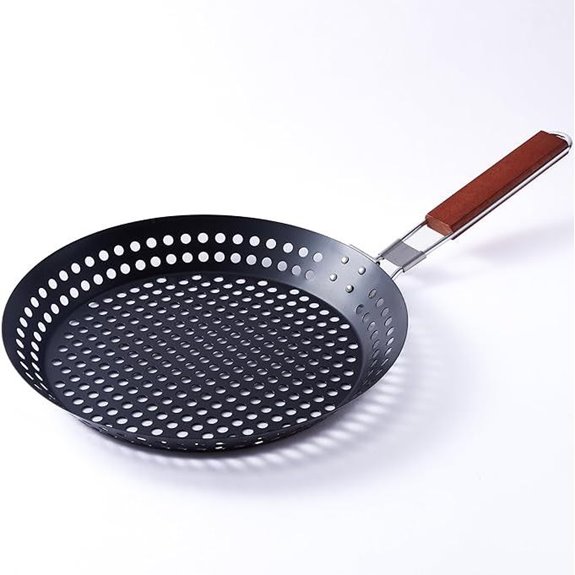 Kozmatik 12-Inch Non-Stick Grill Pan with Handle