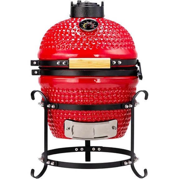 Vasitelan 13-inch Portable Charcoal Kamado Grill