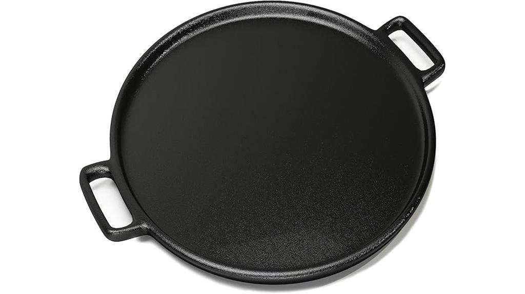 14 inch cast iron pizza pan