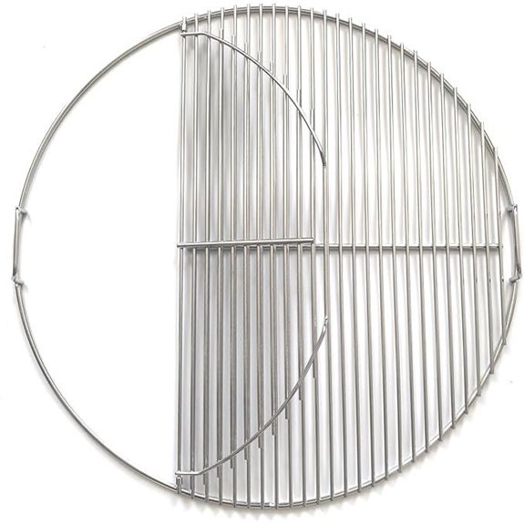 Upgraded 18-inch Stainless Steel Grill Grate for Weber