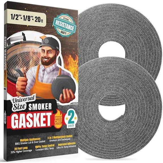 XXL 20 Ft Smoker Gasket Seal (2-Pack)