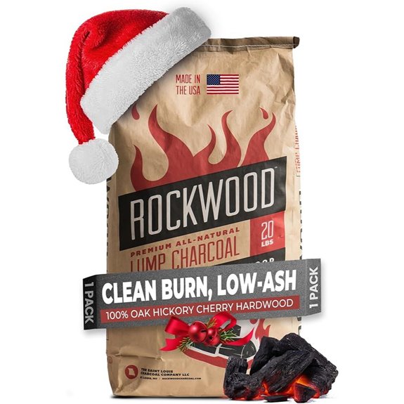 Rockwood Hardwood Lump Charcoal for Grilling (20lbs)
