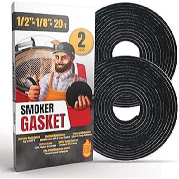 XXL 20FT Smoker Gasket & Fire Tape Replacement Pack
