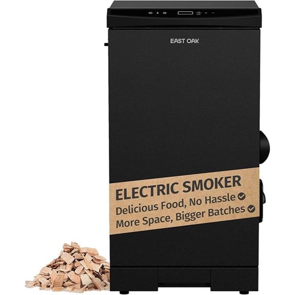 East Oak 30-inch Electric Smoker with Digital Control