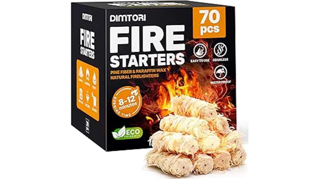 70 piece fire starter set