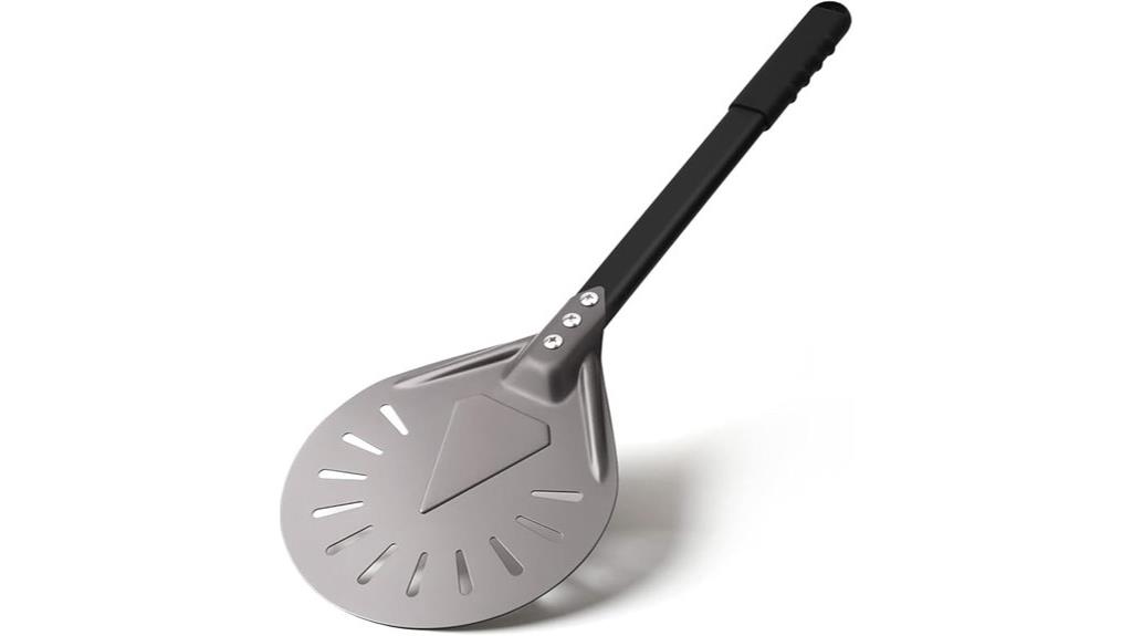 7 inch aluminum perforated pizza peel