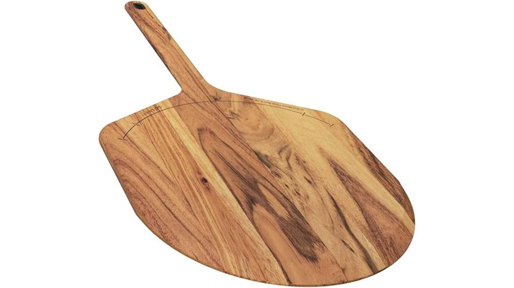 acacia wood pizza peel