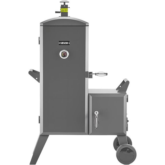 VEVOR Charcoal Offset Smoker with Adjustable Grates
