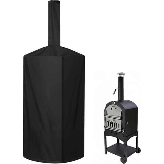 Outdoor Pizza Oven Cover with Adjustable Drawstring