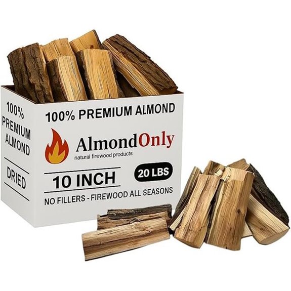 Almond Wood Smoking Chunks for BBQ and Grilling