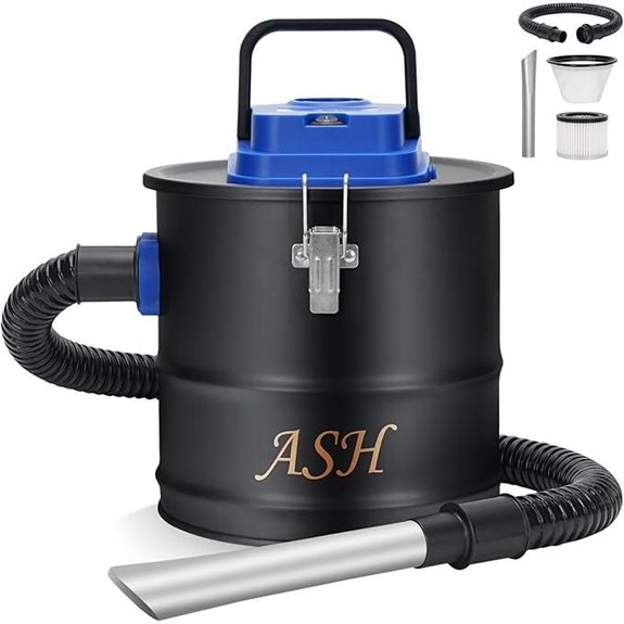 Ash Vacuum Cleaner with 2.6 Gallon Capacity