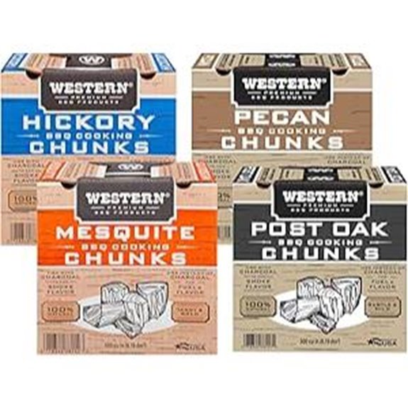 Western Wood Smoking Chunks Variety Pack (4 Boxes)