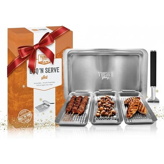 Yukon Glory BBQ Vegetable Grill Basket Set