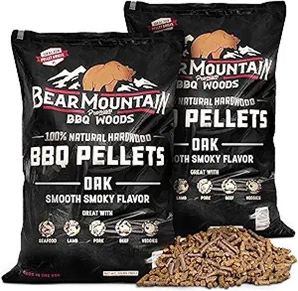 Bear Mountain 2-Pack Wood Pellets for Smoker & Grill