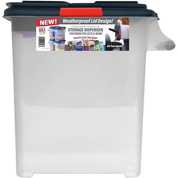 BEN & JANE USA 40lb BPA-Free Storage Dispenser