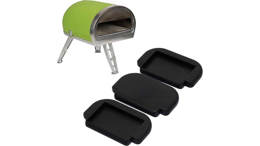 black rubber feet protectors