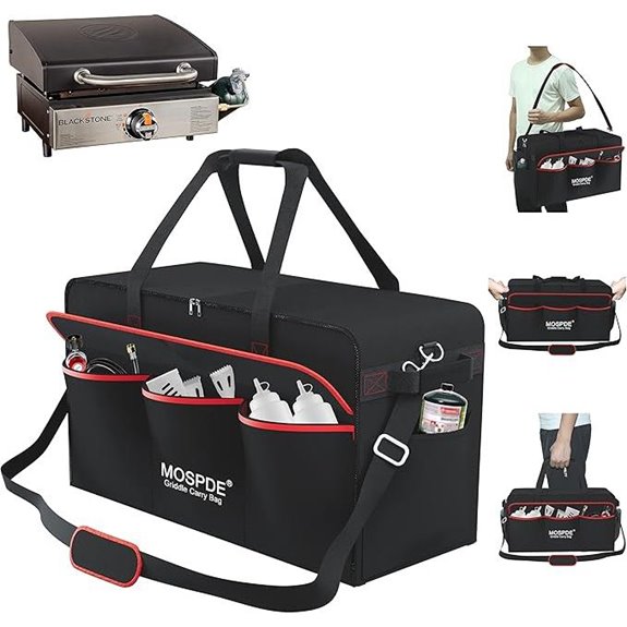 17-Inch Blackstone Griddle Carry Bag (600D Water-Resistant)