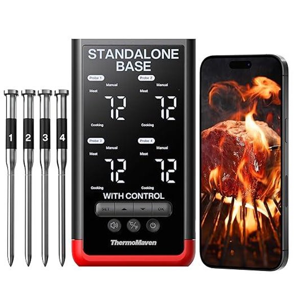ThermoMaven Bluetooth Meat Thermometer with 6 Sensors