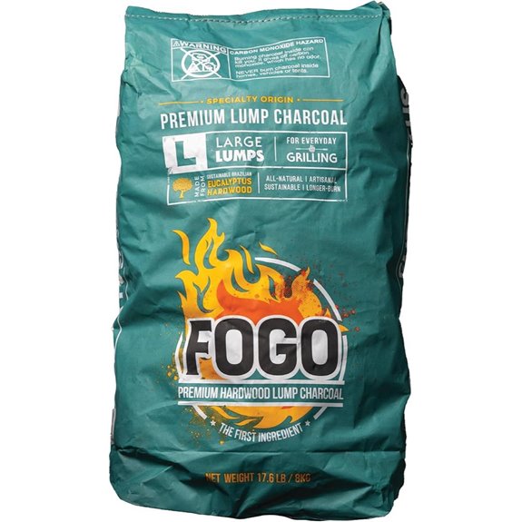 FOGO Brazilian Hardwood Lump Charcoal 17.6 lbs