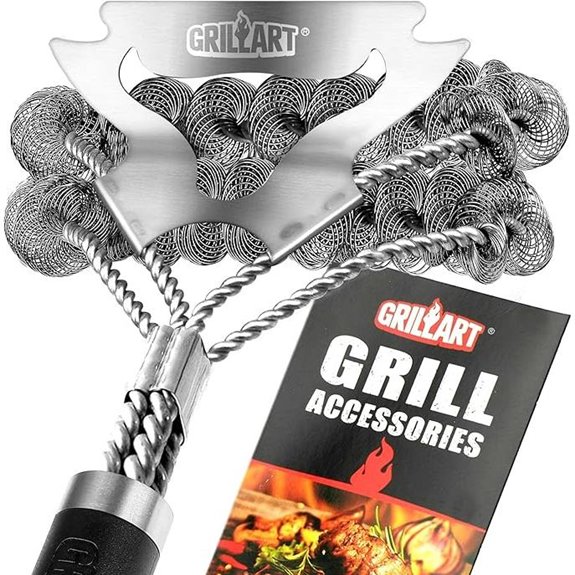 GRILLART Bristle-Free 18 BBQ Grill Cleaning Brush