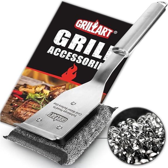 GRILLART Bristle-Free Grill Brush & Cleaning Kit